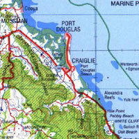 Map of Port Douglas and Surrounding Areas